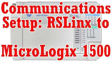A-B MicroLogix 1500 Communications Setup & Download