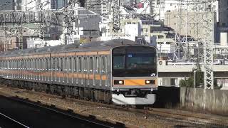 209系1000番台中央線快速東京行き（トタ82）西荻窪入線