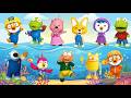 Pororo | Bermain Bersama Pororo | Mencari Pororo,Crong,Poby,Patty,Looppy,Edy