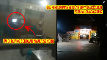 SEREM..!! JAM 3 SUBUH BEL PENGUMUMAN DI SEKOLAH BUNYI SENDIRI #asupanhorror