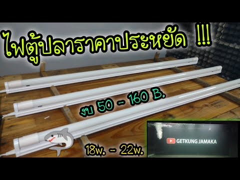 ไฟตู้ปลา ราคาโครตถูก .. ในงบ 50 - 160 บาท สว่างจัดชัดจิง .. ต้องลอง !!! ติดตั้งเองง่ายๆ