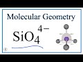 Silicate Anion SiO4^4- Concepts