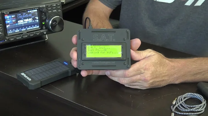 S.A.T. Tracker Full Review, CSNTECHNOLOGIES, Self Contained Autonomous Satelllite Tracker Module!!