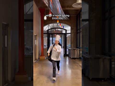 is it worth paying $100k to attend a culinary school? #shorts