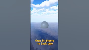 How Game Devs Make Waters???  #gaming #gameDev #Blender #Unity