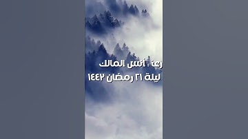تلاوة جميلة من القارئ انس المالك