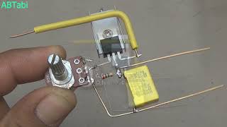How to make 5 Amp Adjustable Voltage Regulator using LM338T