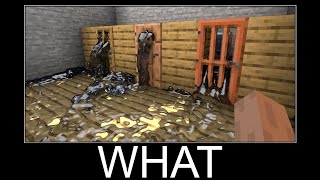 Minecraft wait what meme part 14 realistic water vs doors