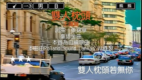 雙人枕頭-王識賢(Karaoke伴奏)