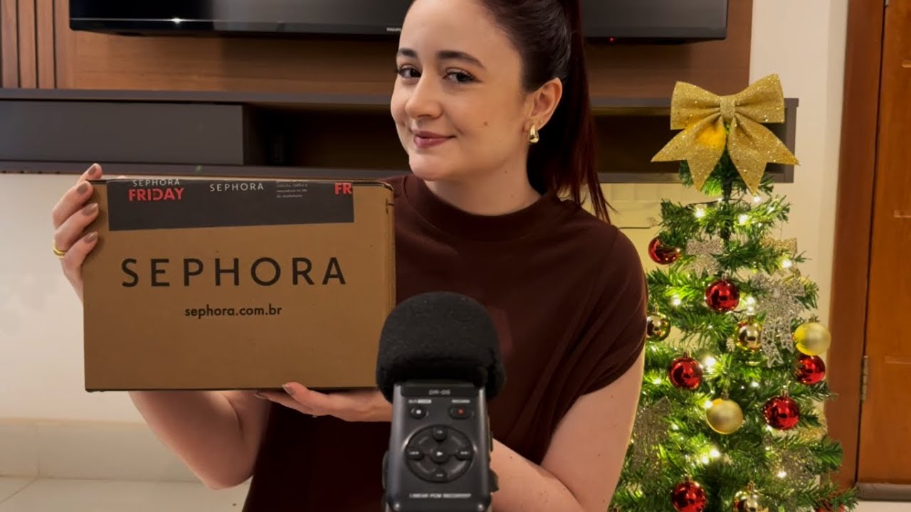 ASMR: COMPRINHAS DA SEPHORA ✨