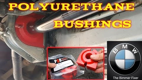 BMW e60/e61 Polyurethane Bushings Front Sway Bar Install