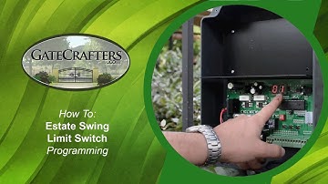 How To Program Limit Switches For Estate Swing Classic & 1000 Control Boards