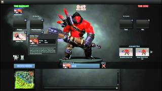 Molten Claw (load out) - Axe Immortal Armor  - BLESSED LUCKVESSEL - Dota 2 - update 6.83
