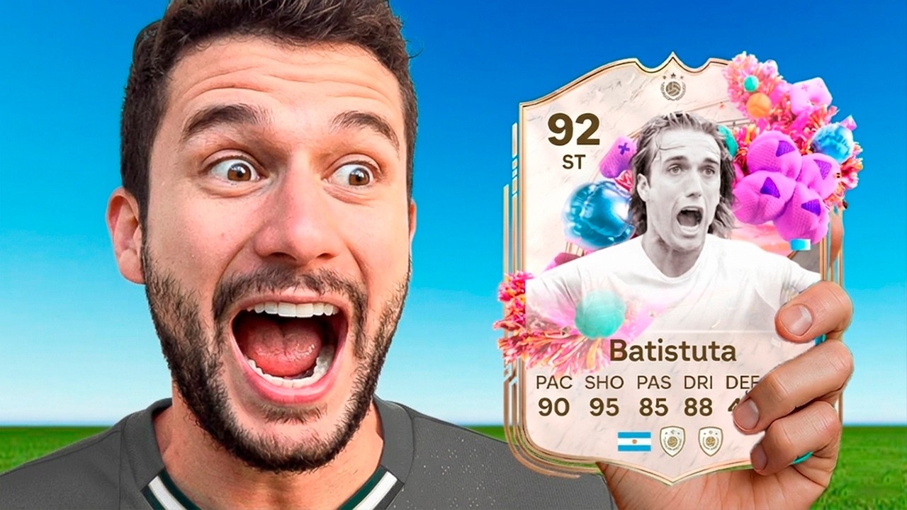 ELE É A MELHOR CARTA DO JOGO (NÃO TO ZUANDO!!) USEI O BATISTUTA COM UM TIME FULL BIRTHDAY EM VOLTA 🔥