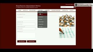 Java, JSP And MySQL Project On Exam Seating Arrangement System