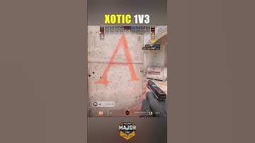 XotiC huge 1v3 Clutch vs Fnatic | StarLadder Major 2025!👀🔥#cs2 #gamingshorts