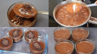 5 minutes chocolate pudding no bake no eggs no cream easy dessert recipe for iftar ramzan recipe