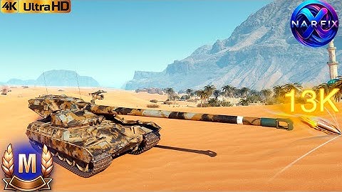 Imbattable with 13k dmg, ACE, Sand River, World of Tanks