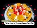 "What love Is" Happy Valentine's Cheese Cake Tart バレンタインチーズケーキタルト
