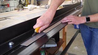 Fast, Precision Aluminum Sheet Cuts with a Brake and Olfa knife