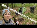 Solo wild motorcycle camping with roger the royal enfield himalayan