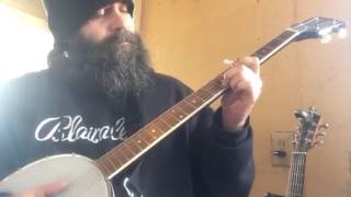 Miniatura del video "Cornbread and butter beans - clawhammer banjo"
