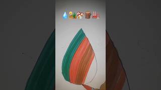 satisfying creative art 💧🏜🏘🪵🏭 #satisfying #shortvideo #creativeartemoji #drawing #relaxing #colors