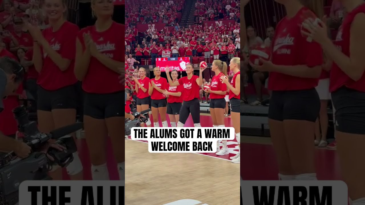 What A Moment For These Nebraska Volleyball Alumni GBR Huskers