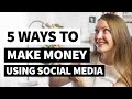 How to MAKE MONEY ON SOCIAL MEDIA in 2022 - 5 Best Ways to Make Money Online Even as a Beginner