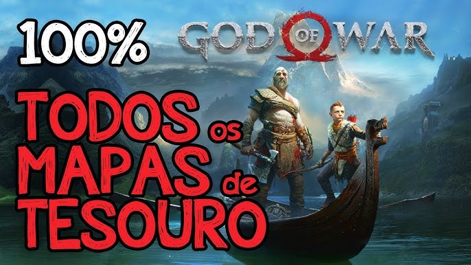 God of War 2018 Mapa do Tesouro Não Pisque 