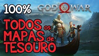GOD OF WAR  TODOS OS MAPAS DE TESOURO (E SOLUÇÕES) 