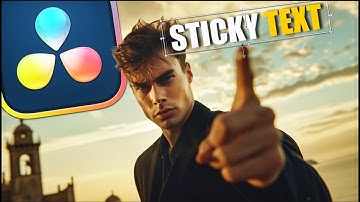 How to Track and Stick Text to Moving Objects in DaVinci Resolve FREE | Easy Tutorial