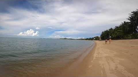 4K Relaxing Vitual walk  Maenam beach koh samui