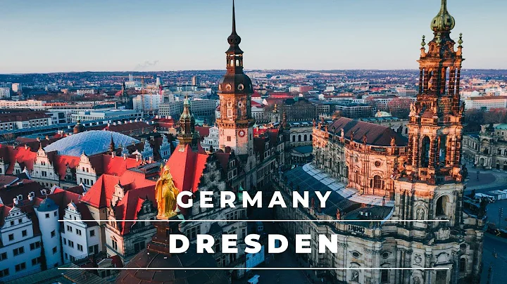 Dresden Germany by drone in 4k  Beautiful historic city center | Germany Travel