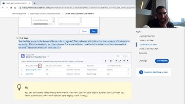 Create and Customize List Views / Becoming a Salesforce Admin with Trailhead