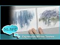 Winter Woods Spontaneous Paintings – Etchr Post Card Review