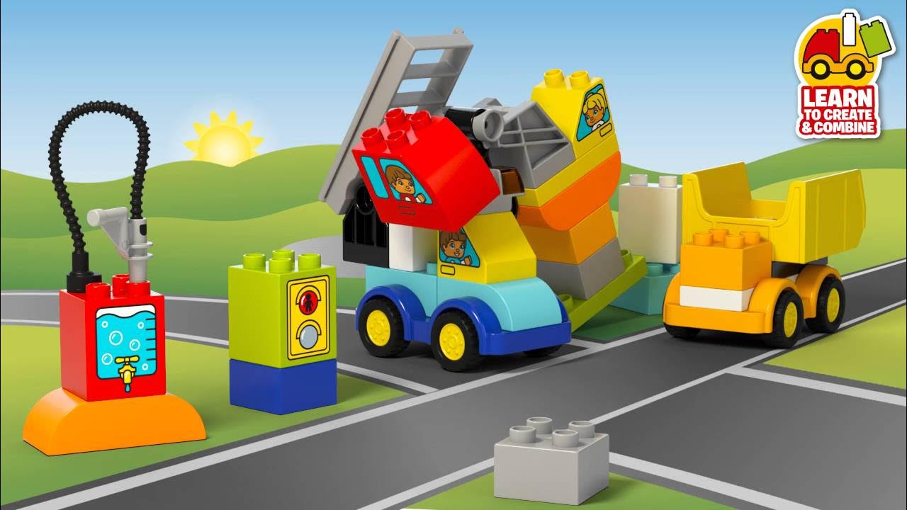 My First Cars and Trucks - LEGO DUPLO - 10816 - Product Animation - YouTube