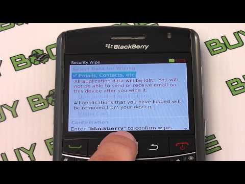 How to restore the factory settings on a Blackberry Bold 9650