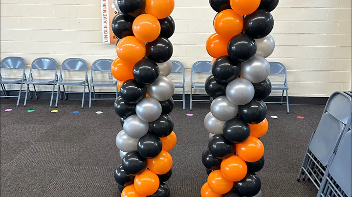 How to Make a Three Color Spiral Balloon Column Stand