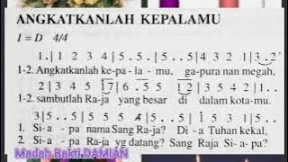 Lagu Madah Bakti 326 💜🥀💜 ANGKATKANLAH KEPALAMU , lagu Adven