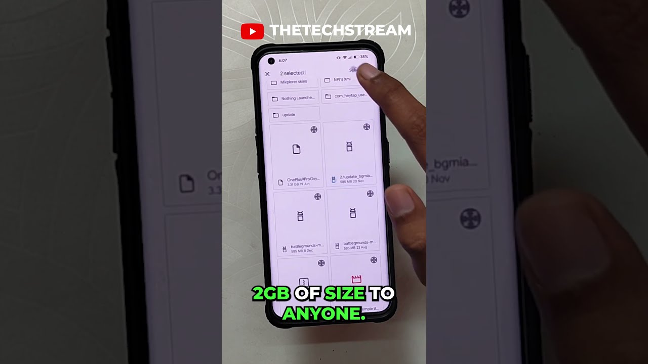 Send File Upto 2GB With Ease On Whatsapp TheTechStream Shorts