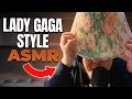 LADY GAGA STYLE ASMR | SINGING HER SONGS | LAMPSHADE TINGLES DARK FLASH LIGHT TRIGGERS