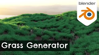 Creating Grass With Geometry Nodes | Blender 3.6 Tutorial