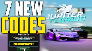 *NEW* ALL WORKING CODES FOR JUPITER FLORIDA IN JUNE 2024! ROBLOX JUPITER FLORIDA CODES