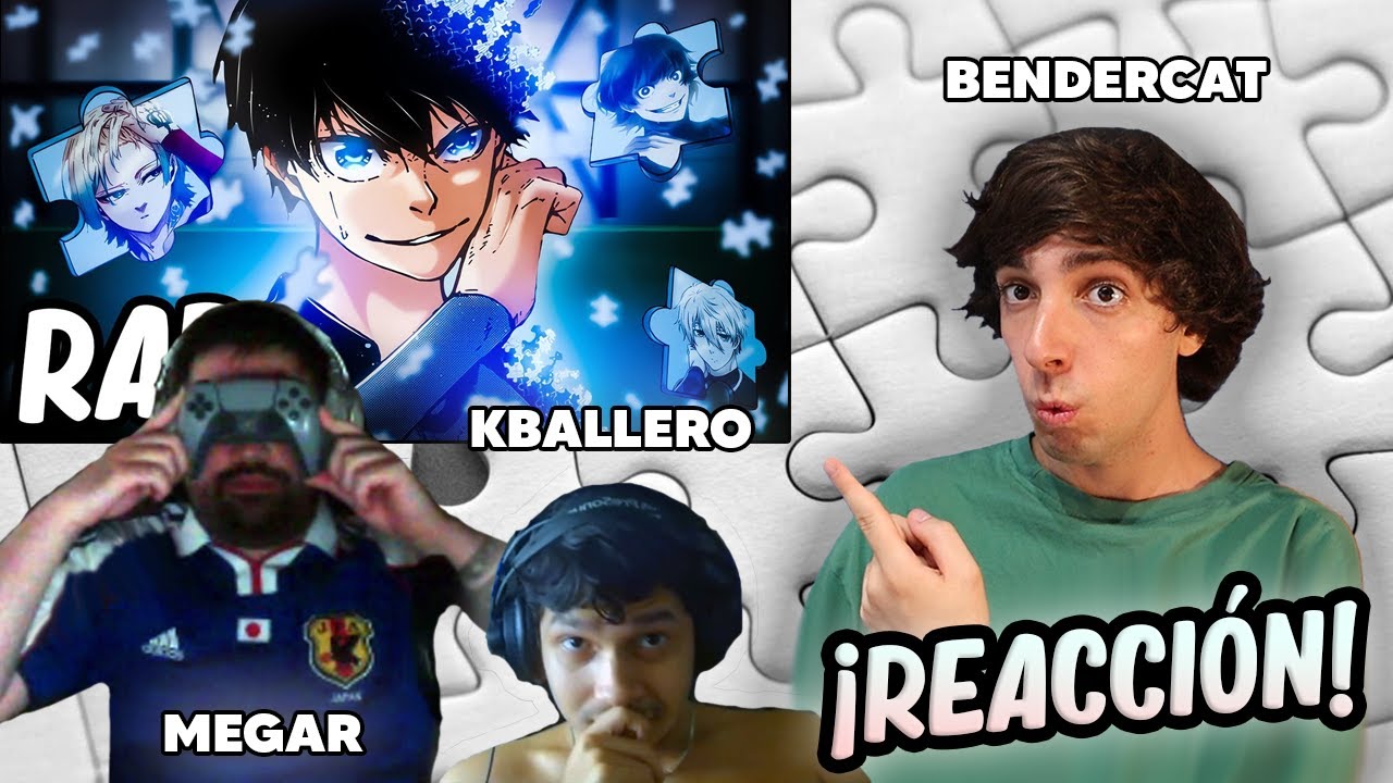 REACCIÓN, PIEZAS, CINE | REACCIÓN con KBALLERO y MEGAR | ISAGI RAP (Blue Lock) | Puzzle