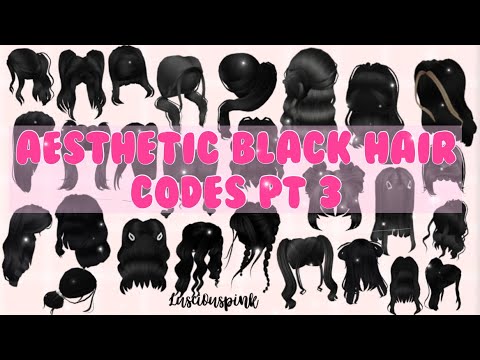 Messy Pigtails - Black - Roblox