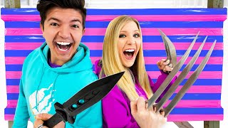 EXTREME Boy vs Girl 100 Layers Challenge!