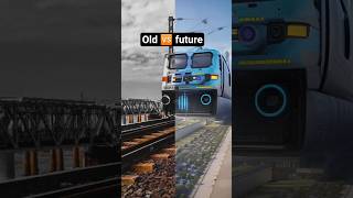 Old 🆚 future train 🚆. techr #ghosttrain #horro_status #ai_status #hauntedtrain #trending #ai