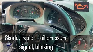 How to solve oil pressure light blinking problem in Skoda and volkswagen cars | Rapid | vanto