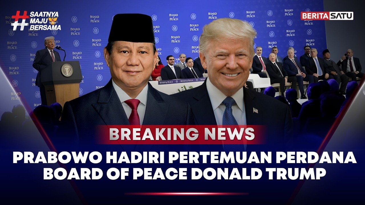 🔴 Breaking News | Prabowo Hadiri Pertemuan Perdana Board of Peace Donald Trump